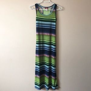 🍒2/$20🍒 Multi Coloured Patterned Maxi Dress